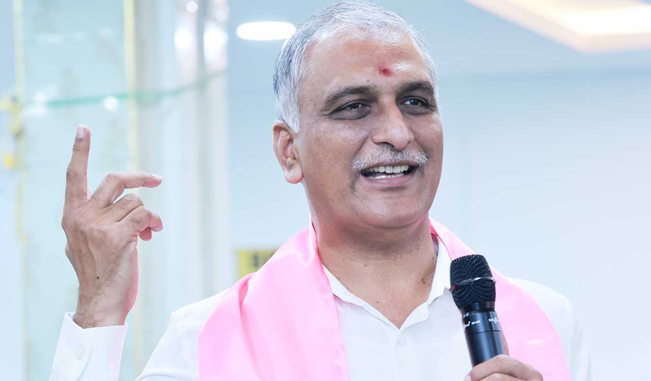 Surveys in BRS favour: Harish Rao asks BRS cadre to intensify campaign, slams Congress for false claims
