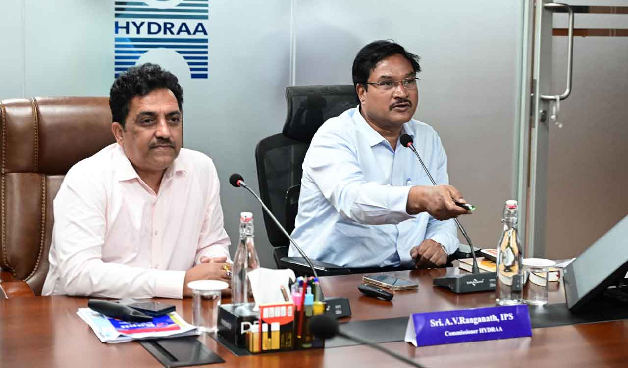 Hydraa, SCB to conduct joint inspection of Hasmathpet and Picket nalas