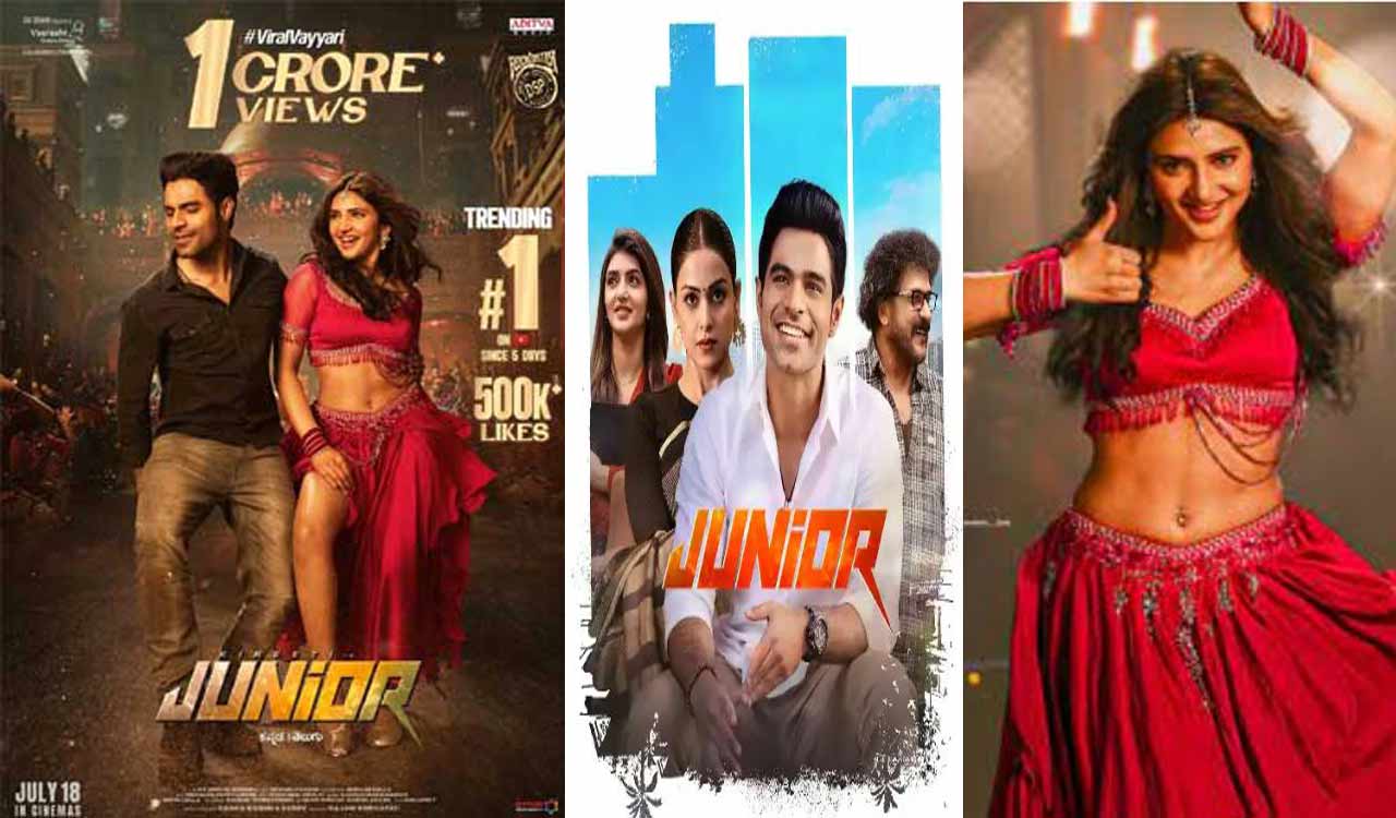 ‘Viral Vayyari’ turns sensation, puts spotlight on Sreeleela and Kireeti