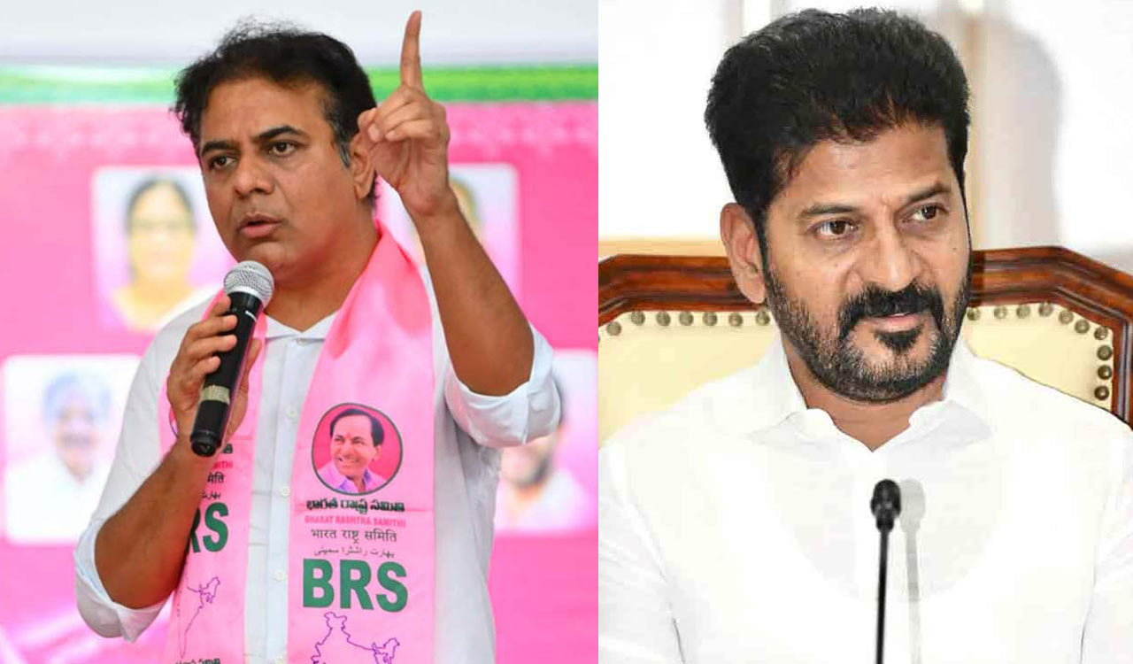 Revanth Reddy remains silent even after KT Rama Rao responds to challenge for debate