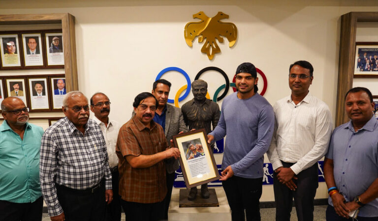 sports neeraj thanks karnataka govt as bengaluru gears for classic