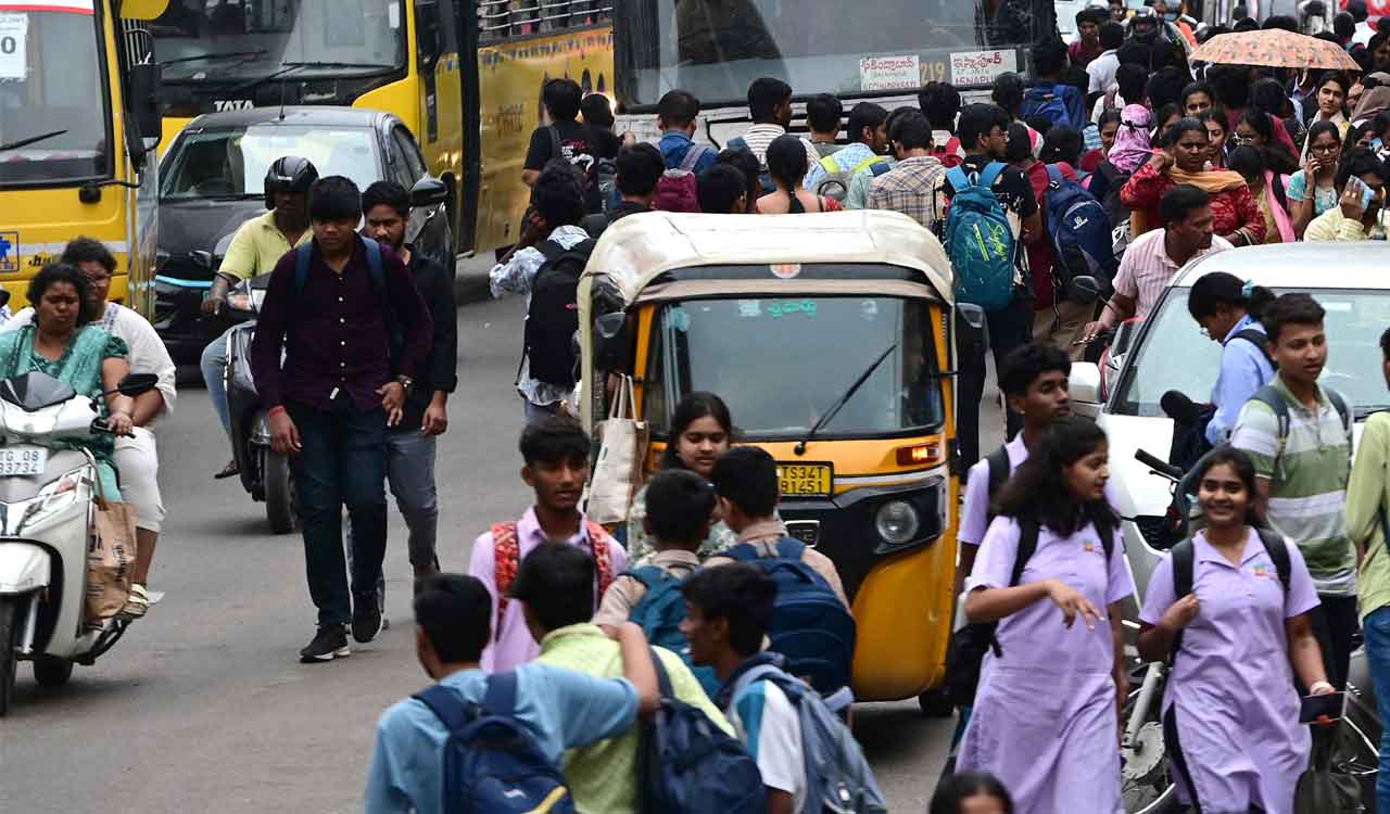 Hyderabad pedestrians face daily risks due to pavements lost to hawkers, reckless driving
