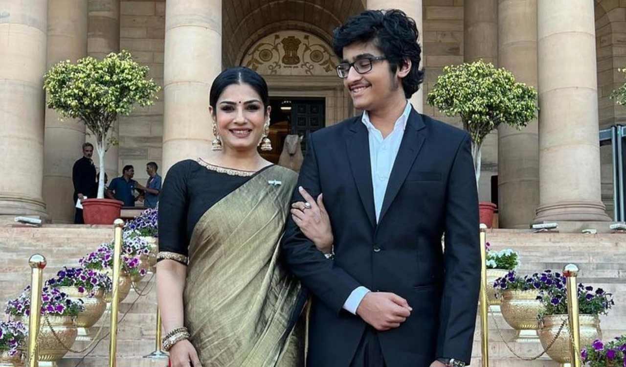 Raveena Tandon pens heartfelt birthday note as son Ranbir turns 18