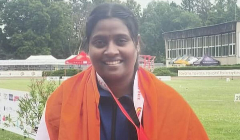 sports bhavani wins gold in world para athletics