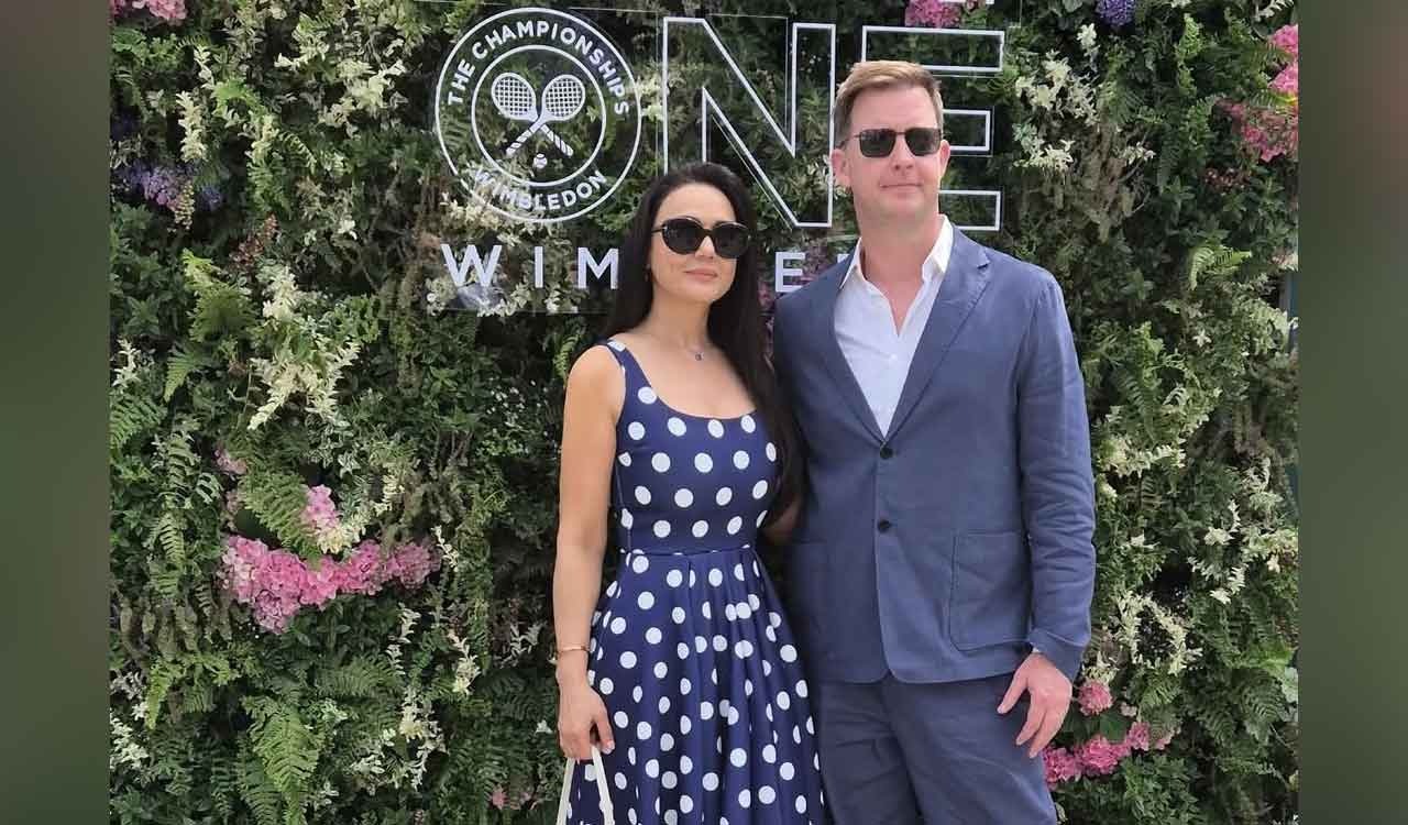 Preity Zinta enjoys tennis-filled weekend with husband Gene at Wimbledon 2025