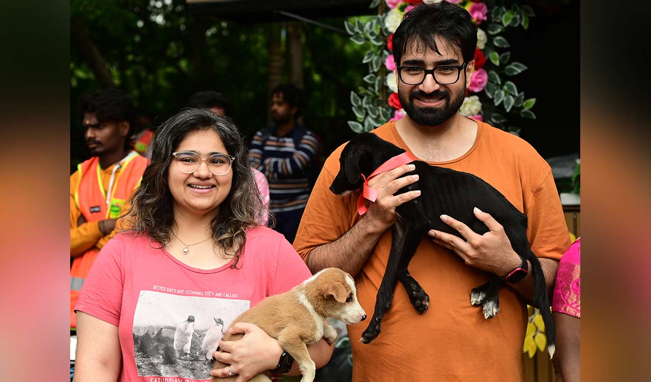 Indie puppy adoption event wins hearts of dog lovers in Hyderabad
