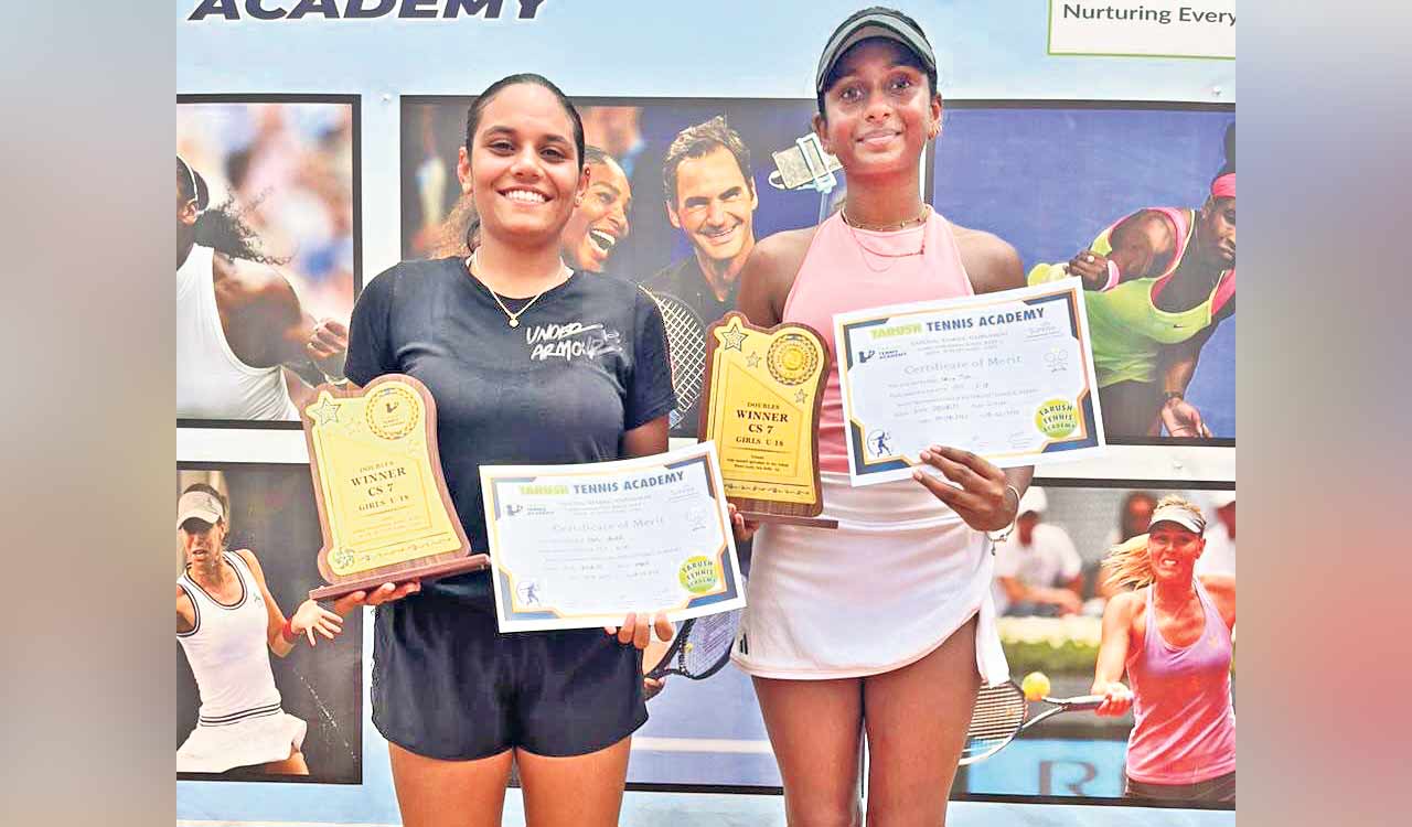Kshira, Sneh win title doubles title in AITA Championship Series