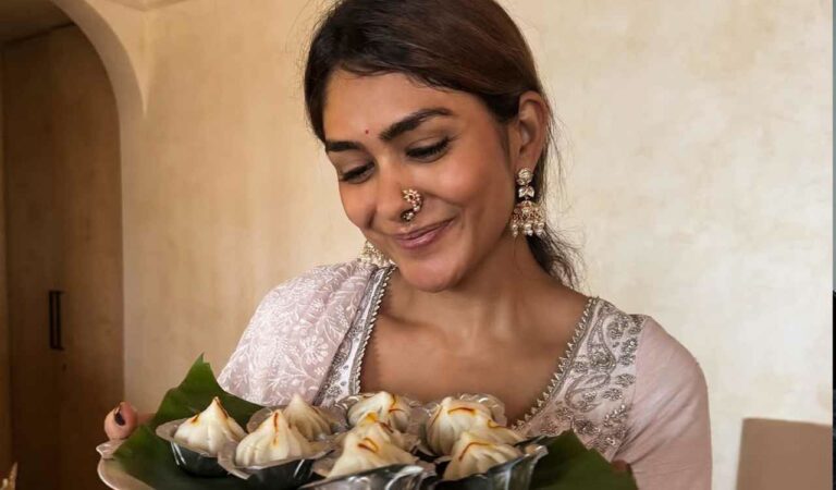 Mrunal Thakur: Bappa’s home, nothing feels more special than this