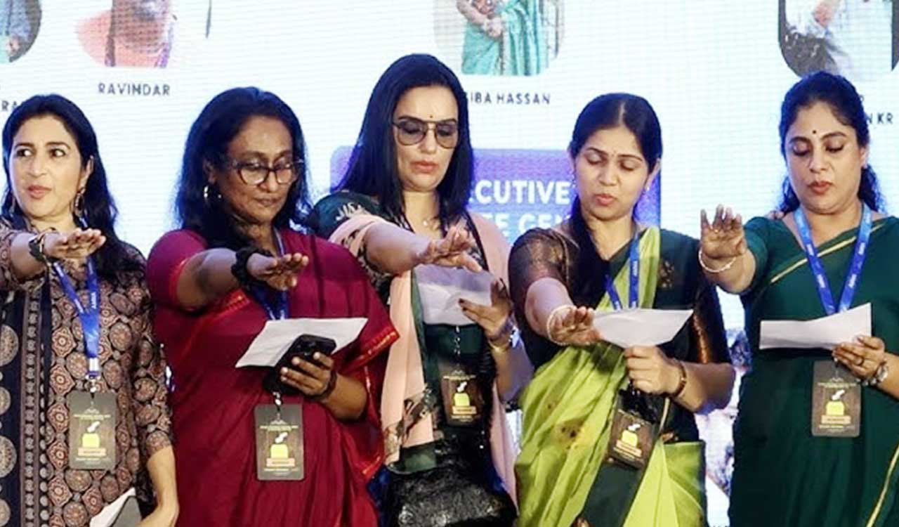Shwetha Menon becomes AMMA president as female leaders take charge