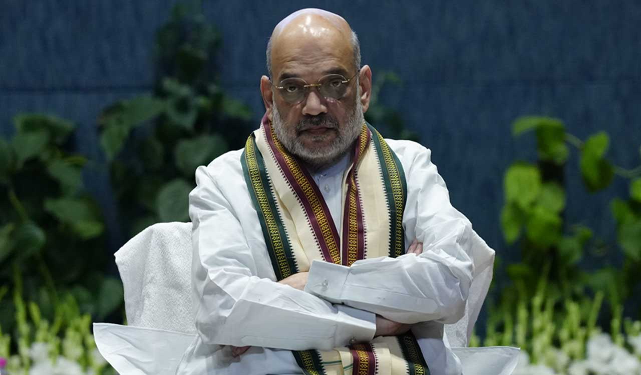 Amit Shah accuses Opposition VP candidate Justice Reddy of aiding Naxalism