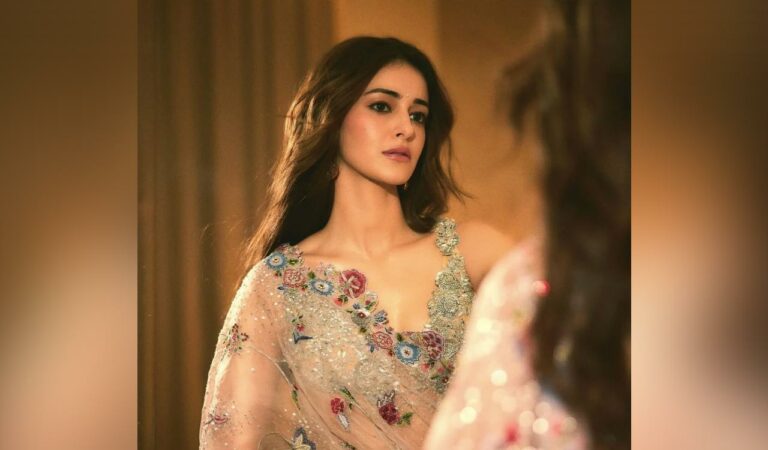 Ananya Panday wowed fans with her traditional saree look for Ganesh Chaturthi. Dressed in green and gold, she shared festive pictures online while continuing her journey in Bollywood with acclaimed performances.