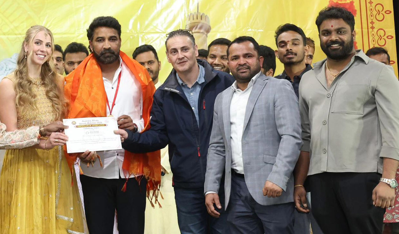 Kasarla Nagender Reddy honoured as Australia’s Best Community Leader