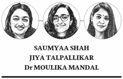 Saumyaa Shah, Jiya Talpallikar and Dr. Moulika Mandal