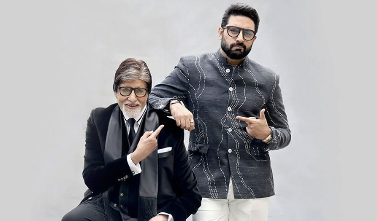 Amitabh Bachchan hails Abhishek as ‘pride and honour’