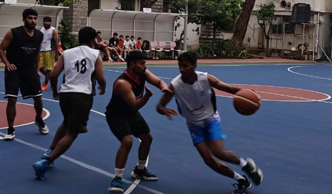Secunderabad Club outclass SSBA Tarnaka in basketball league match