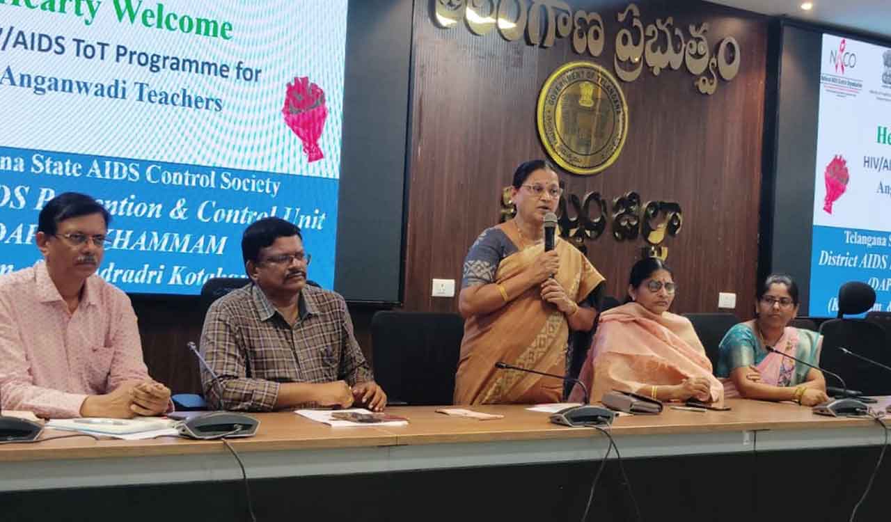 Telangana: Anganwadi teachers told to create awareness on HIV to prevent its spread