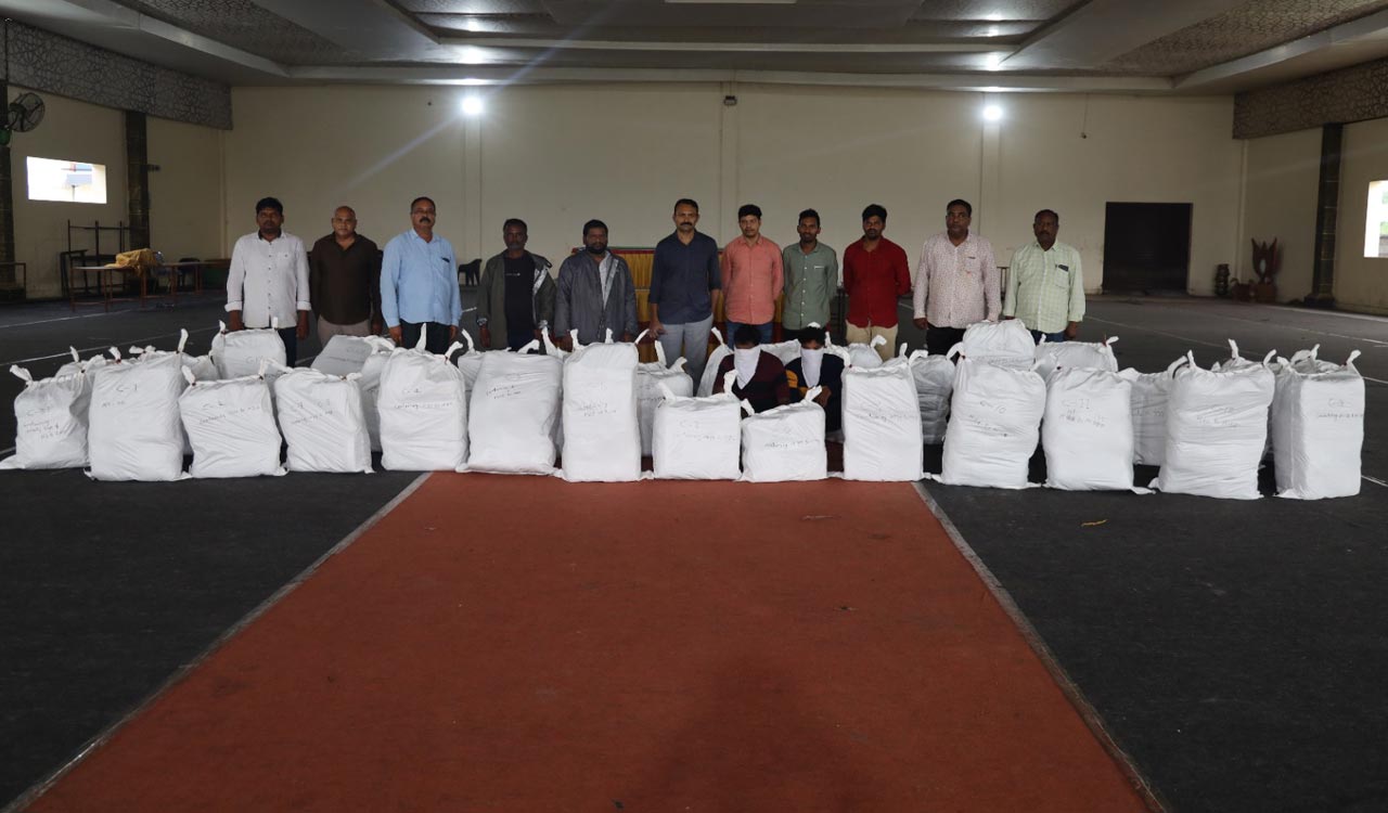 Hyderabad: Marijuana worth Rs 4.2 crore seized in interstate drug bust