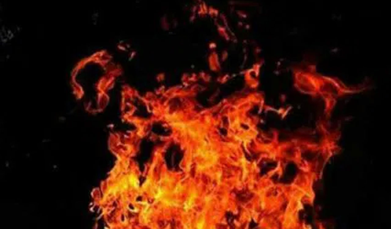 Driver charred to death as acid-laden truck overturns, catches fire in Rajasthan