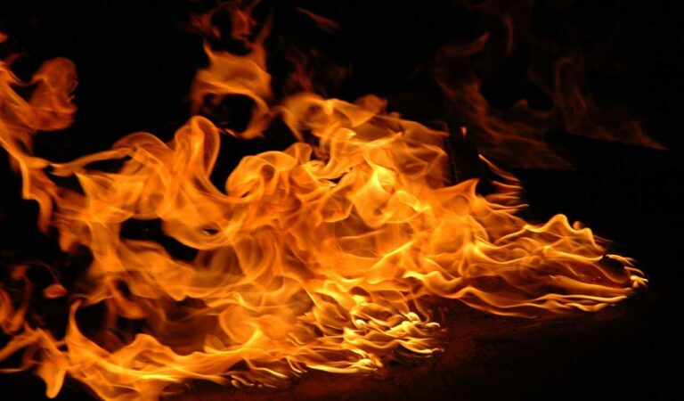 Fire breaks out in civil supplies godown in Jagtial’s Metpalli