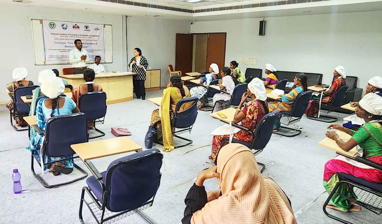 Hyderabad: NITHM trains women in mobile fish retail under Indira Mahila Shakti Programme
