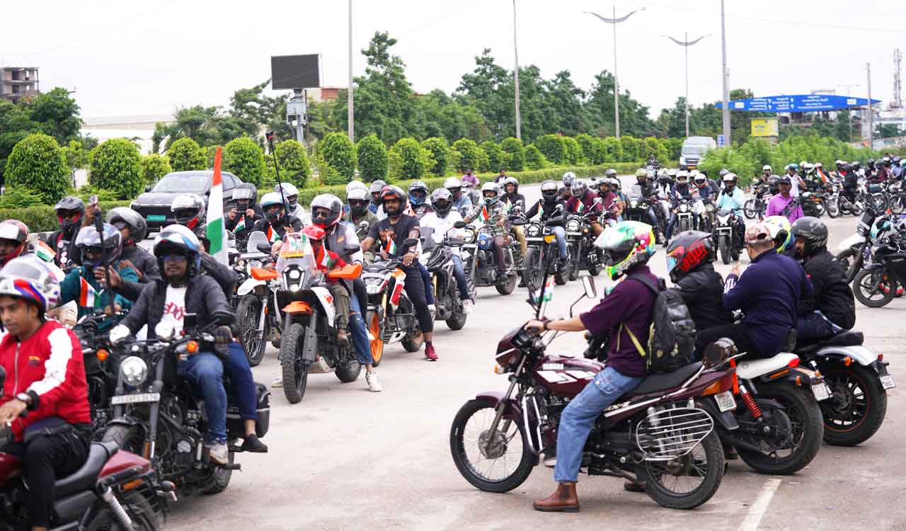 Over 200 bikers join Tiranga Torque 2025: Freedom on Wheels in Hyderabad