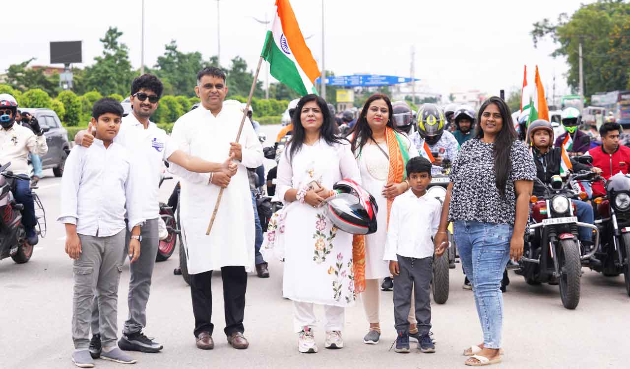 Over 200 bikers join Tiranga Torque 2025: Freedom on Wheels in Hyderabad