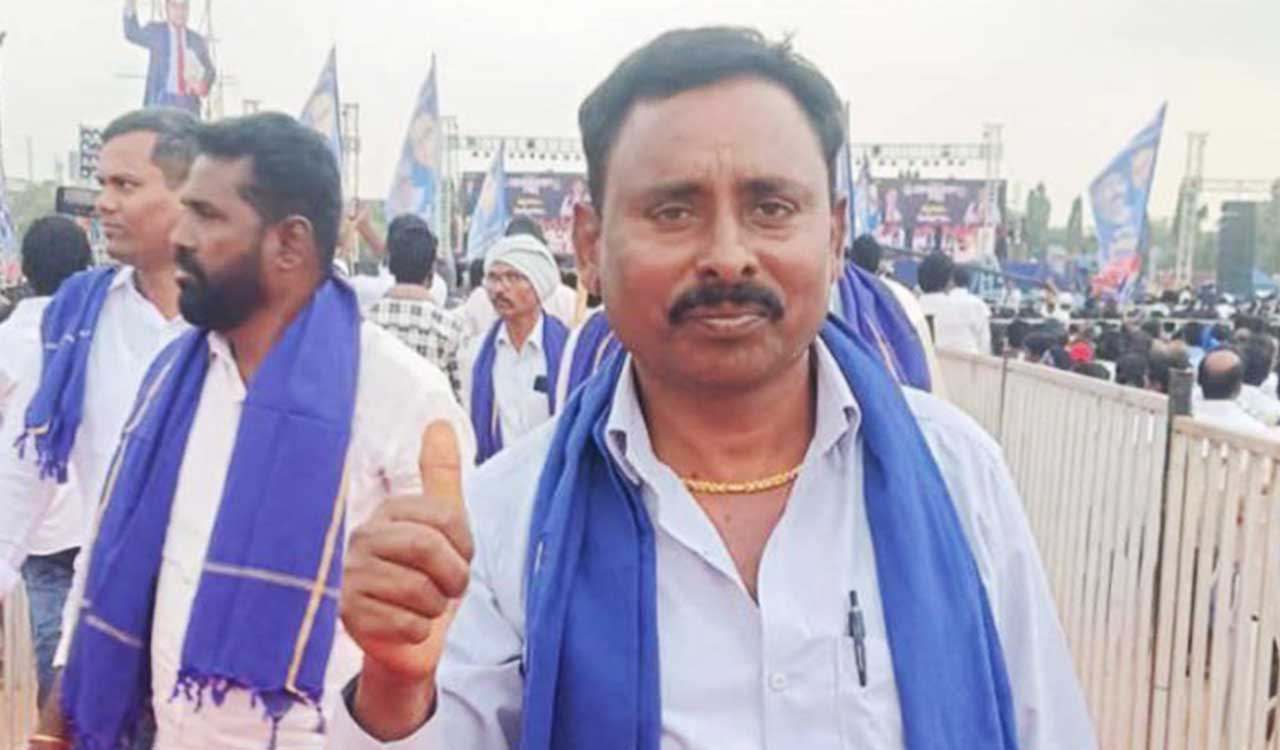 BRS leader Gandam Narayana electrocuted in Peddapalli