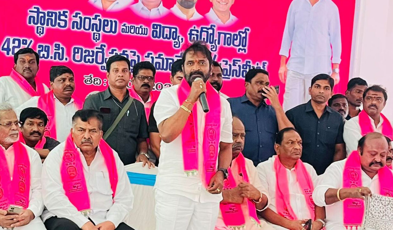 BRS accuses Congress of targeting Goud community, encouraging liquor mafia