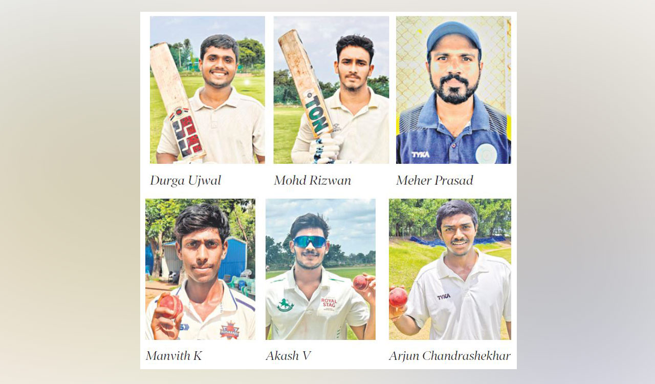 Rizwan, Ujwal, Arhaan smash centuries