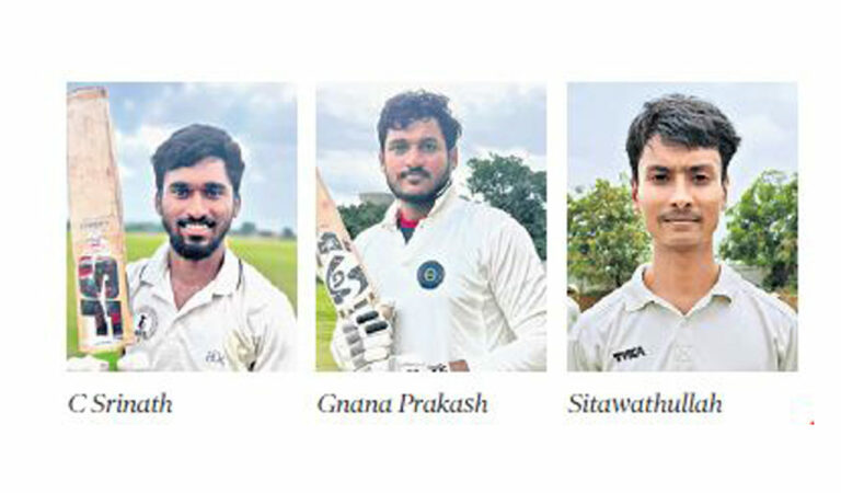 sports srinath yathin ramesh sitawathullah hit tons in hca b division two day league cricket championship