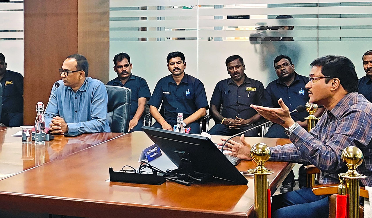 Marshals stage protest at Hydraa office in Hyderabad, wage cuts spark mild tension