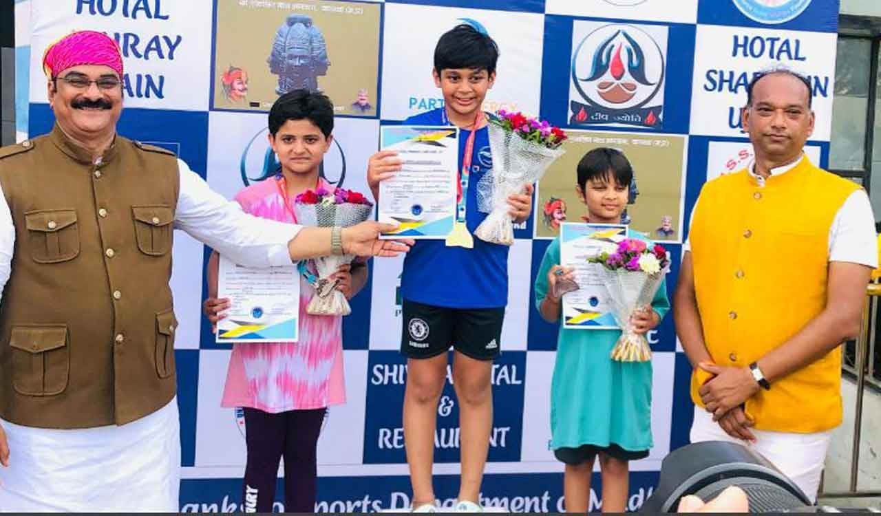 Hyderabad swimmer Havya D shines in National Finswimming Championship 2025