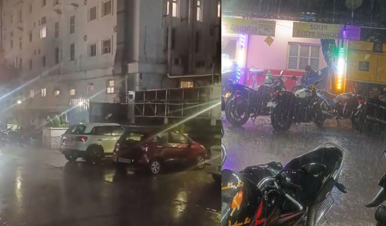 Hyderabad and Medchal-Malkajgiri receive moderate to heavy rainfall on I-day night