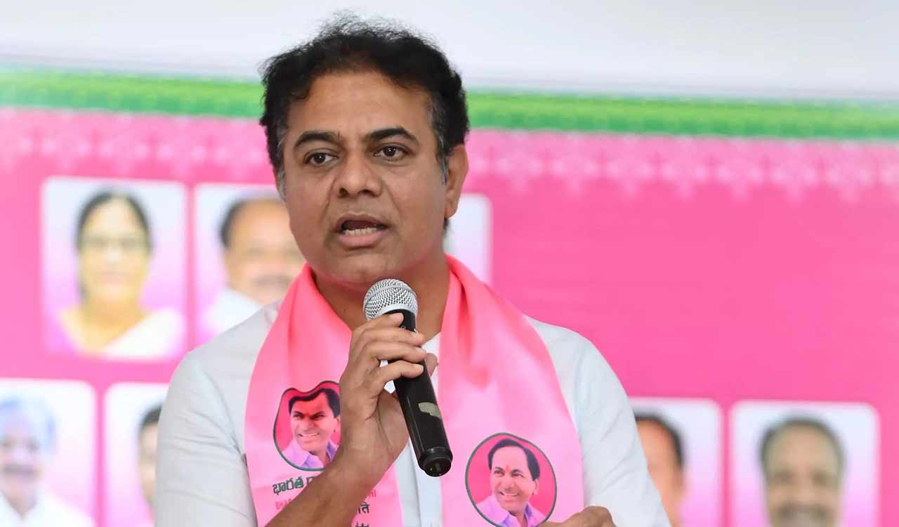 KTR slams Congress govt over lack of flood preparedness, urges BRS cadre to lead relief