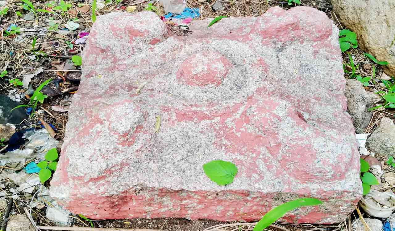 Rare Chaturmukha Nandeeshwara Lingam discovered at Hyderabad temple