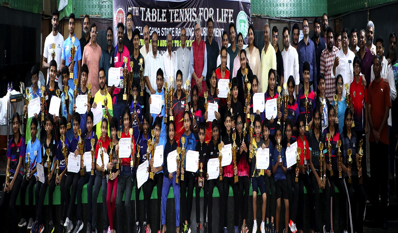 Mohammed Ali and Varuni Jaiswal win Telangana State-ranking table tennis titles