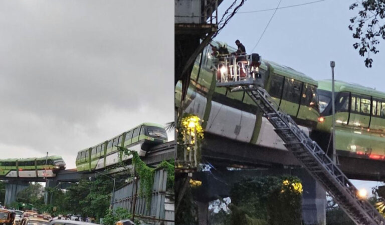 Mumbai monorail breakdown: Fire brigade rescues hundreds after overcrowding halts train