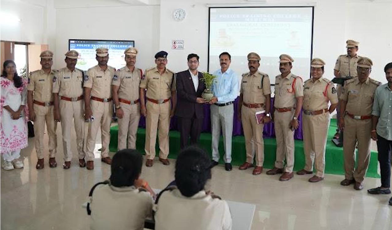Police officers receive AI and digital era training at PTC Medchal