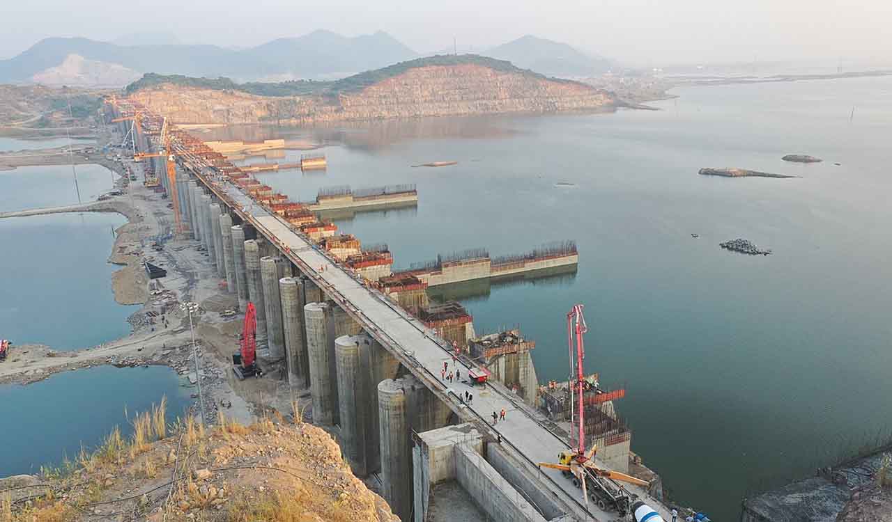 Andhra’s Polavaram project works face setback again: Upper cofferdam suffers major slide