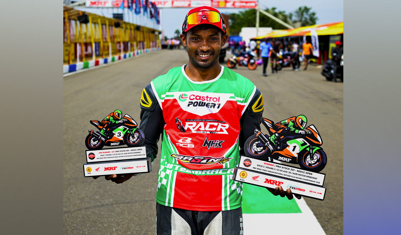 Glory for Hyderabad Racers at Coimbatore