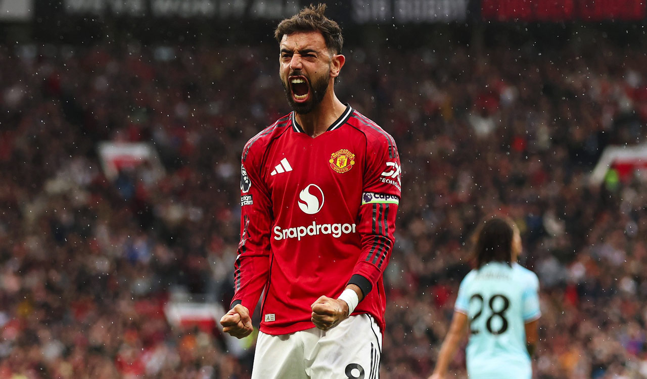 Fernandes’ penalty helps Man United stage dramatic 3-2 win over Burnley
