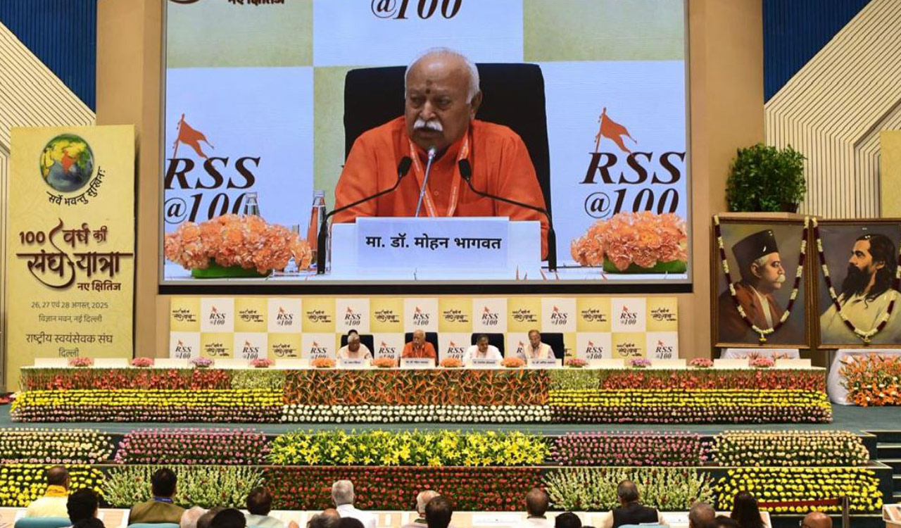 RSS chief Mohan Bhagwat recommends three-child norm to tackle demographic decline