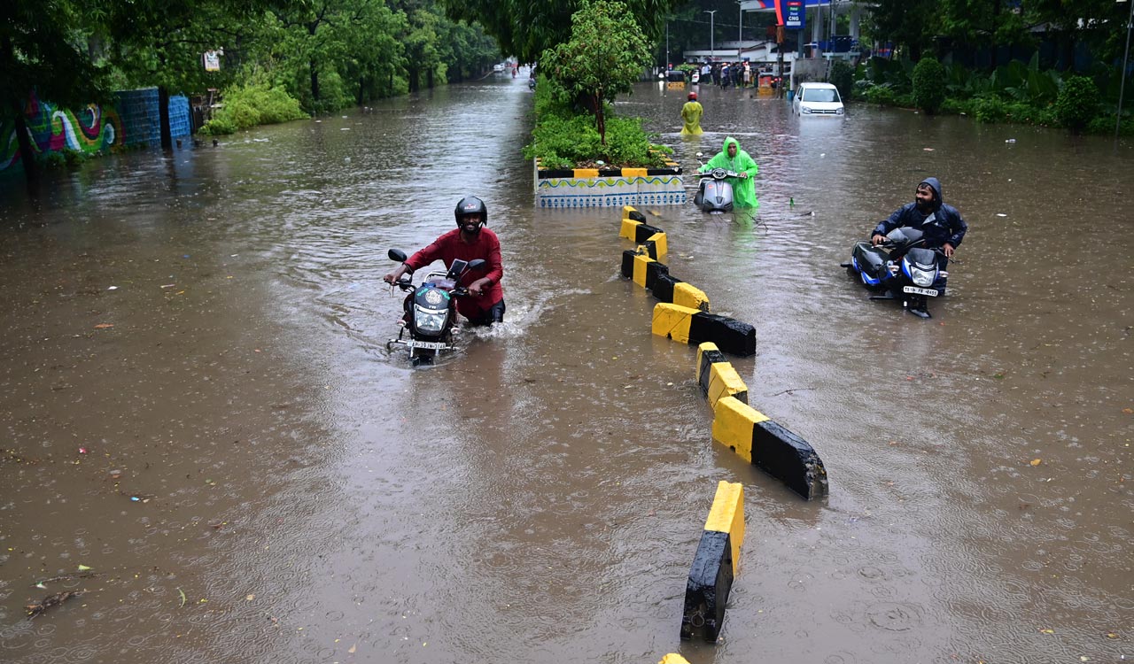 Heavy rain continues in Hyderabad, top rainfall areas in last 10 days listed