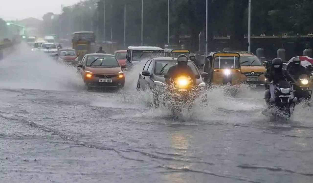 Low pressure over Odisha brings rains back to Hyderabad, Telangana