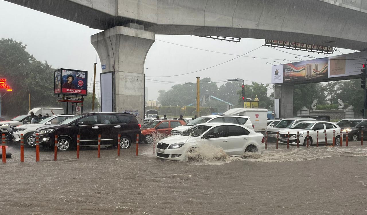 Hyderabad rains: Banjara Hills area receives 74.5 mm of rainfall