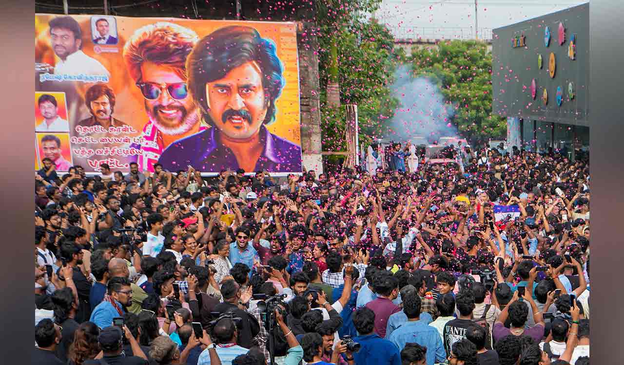 Rajinikanth’s ‘Coolie’ hits screens amid frenzied fan celebrations