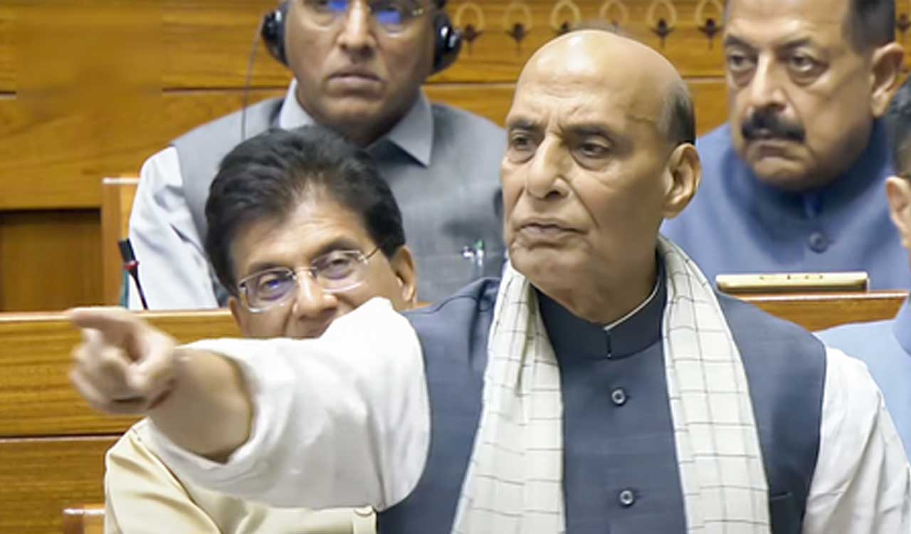 Rajnath Singh slams opposition for questioning Operation Sindoor in Parliament