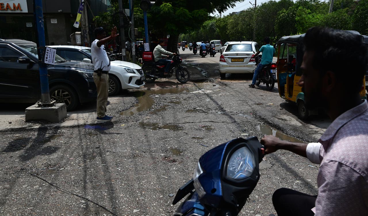 Battered roads in Hyderabad frustrate commuters; GHMC apathy worsens woes
