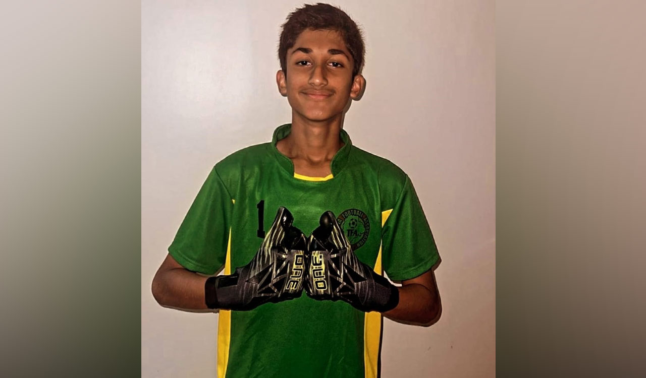 Telangana boy,Rudraksh makes cut to national football academy