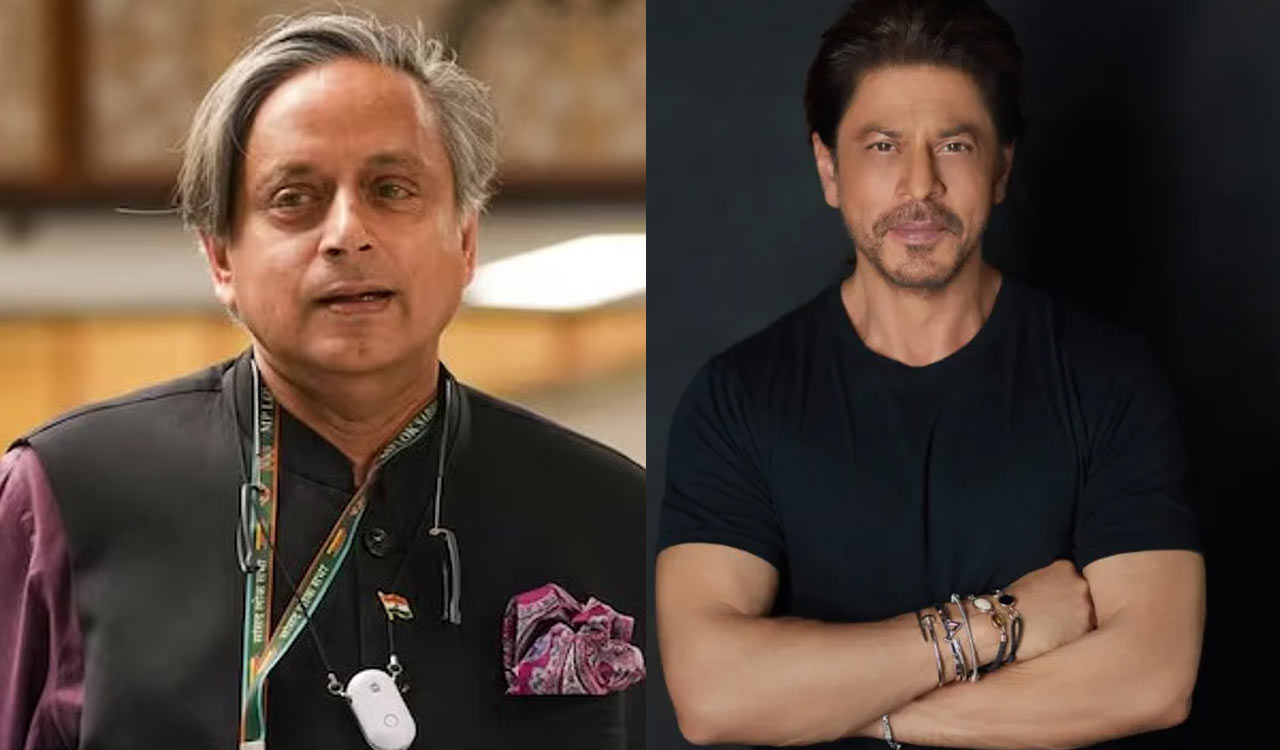 SRK thanks Shashi Tharoor in his trademark witty style